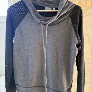 Athleta Gray and Black Women's Sweater
